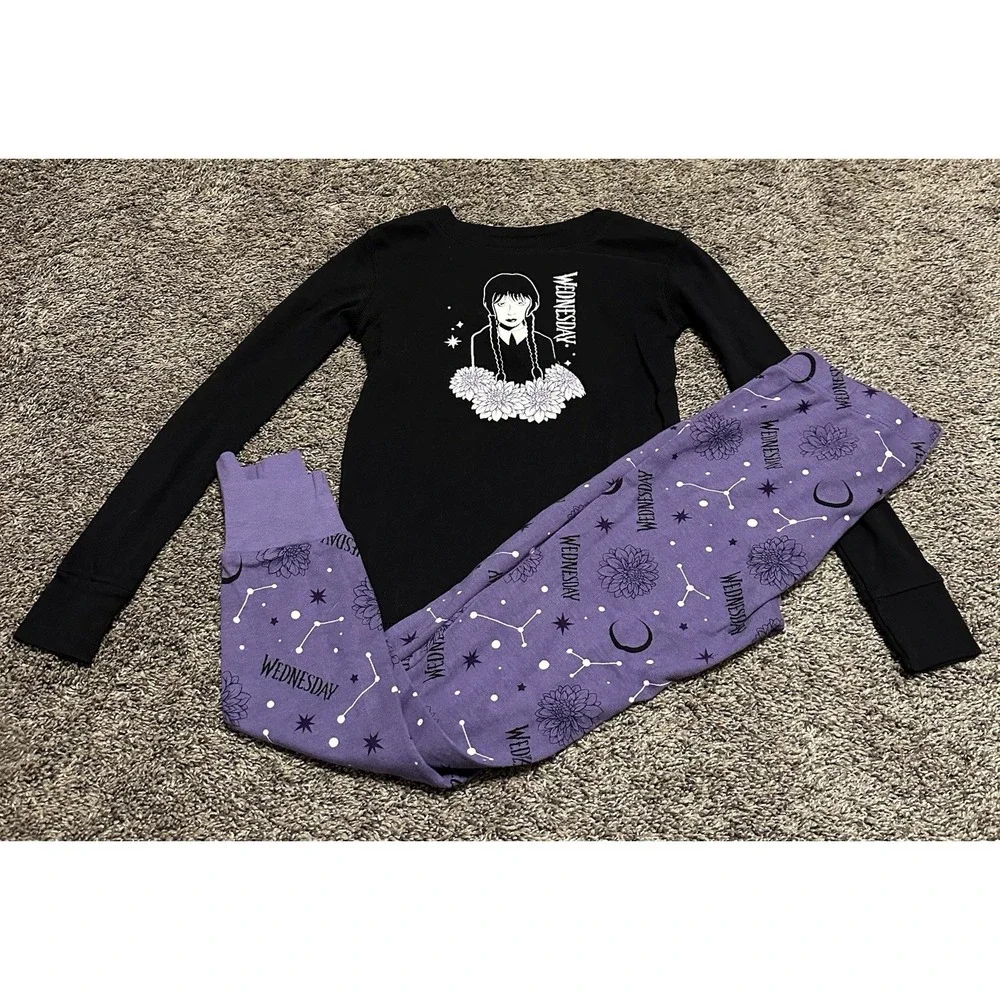 Girl's Size 10 - Wednesday Addams PJs